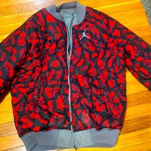 Jordan flight jacket reverseable
